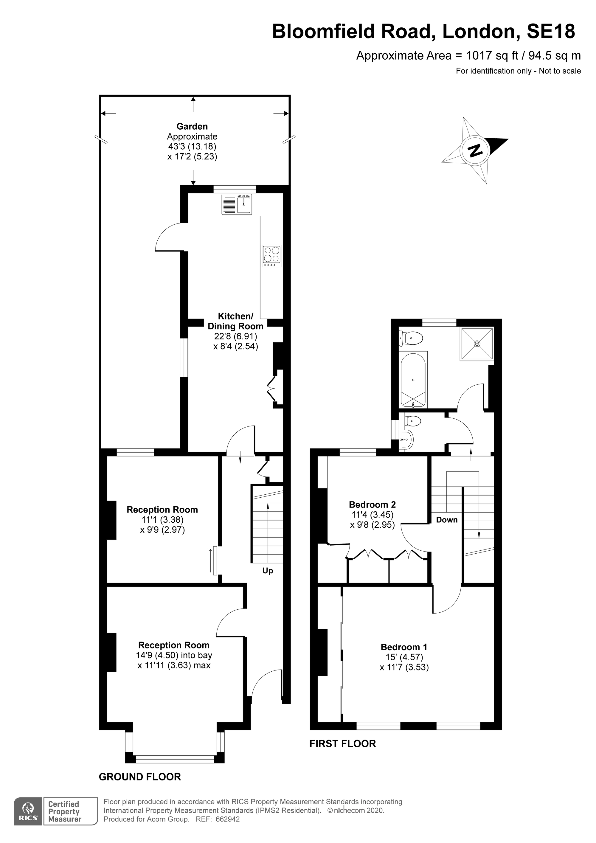 2 bed semi-detached house for sale in Bloomfield Road, London SE18 - Zoopla