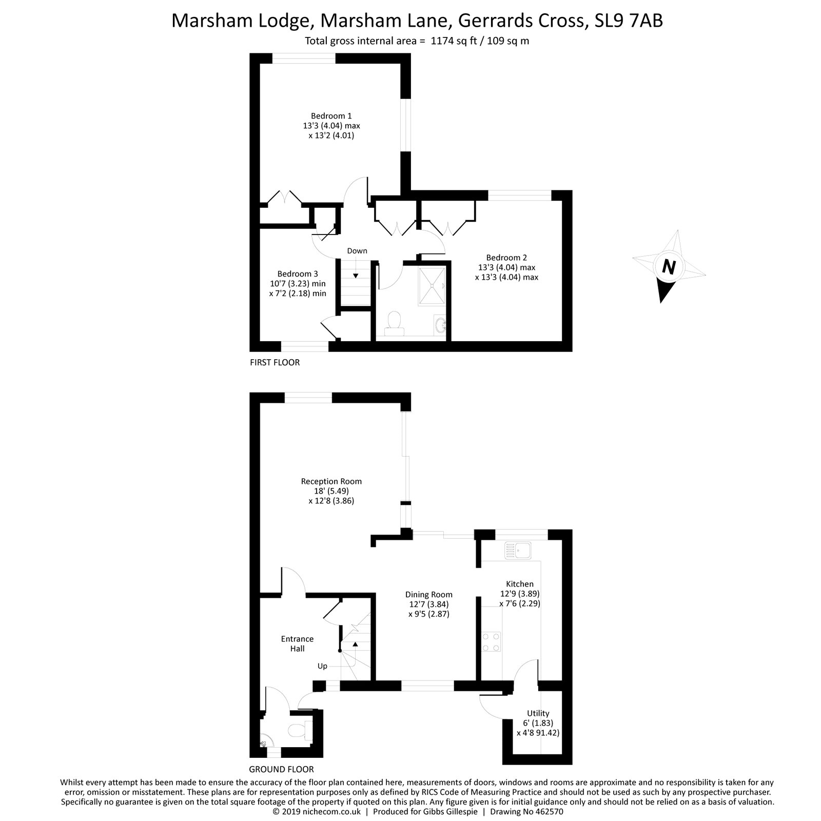 3 Bedrooms End terrace house for sale in Marsham Lodge, Marsham Lane, Gerrards Cross, Buckinghamshire SL9