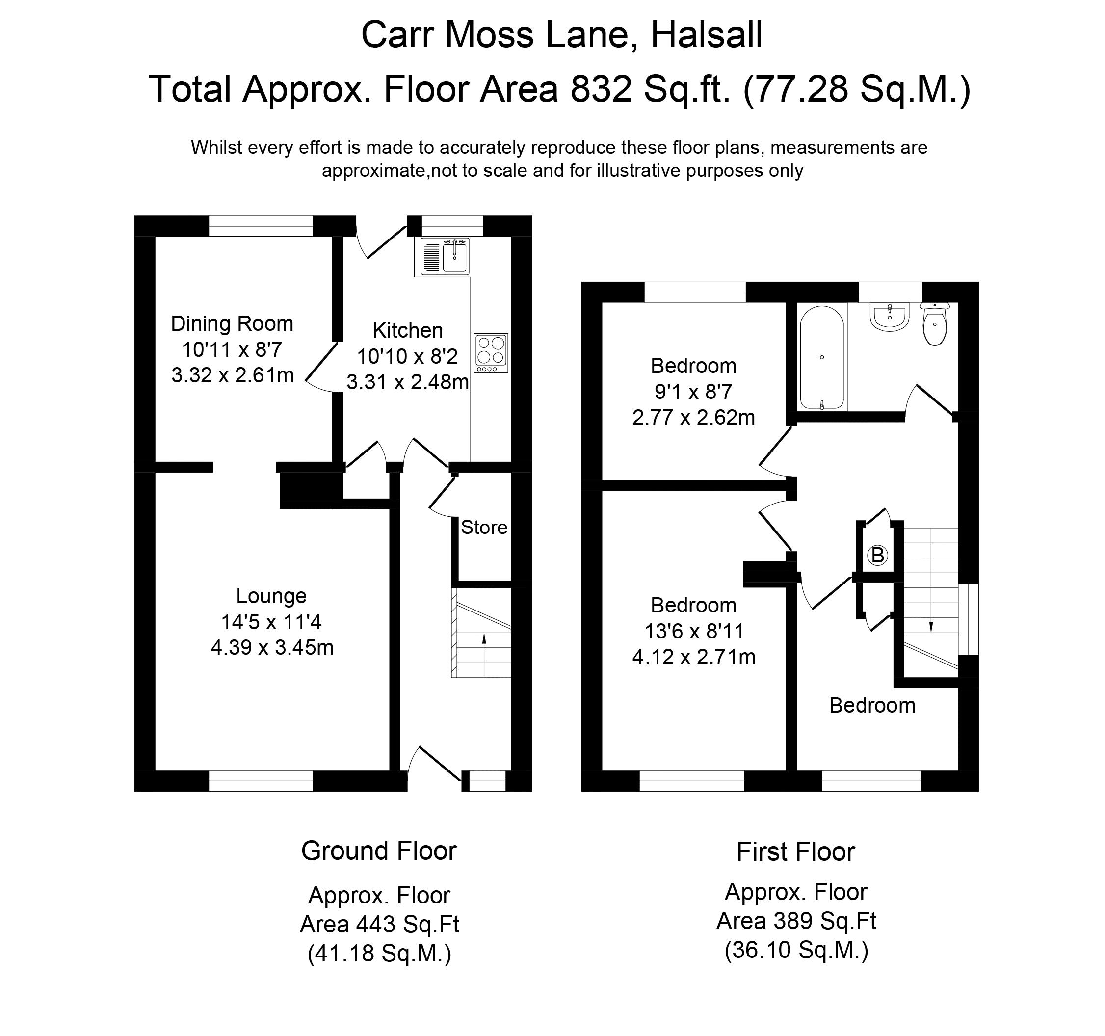 3 Bedrooms Semi-detached house to rent in Carr Moss Lane, Halsall, Ormskirk L39