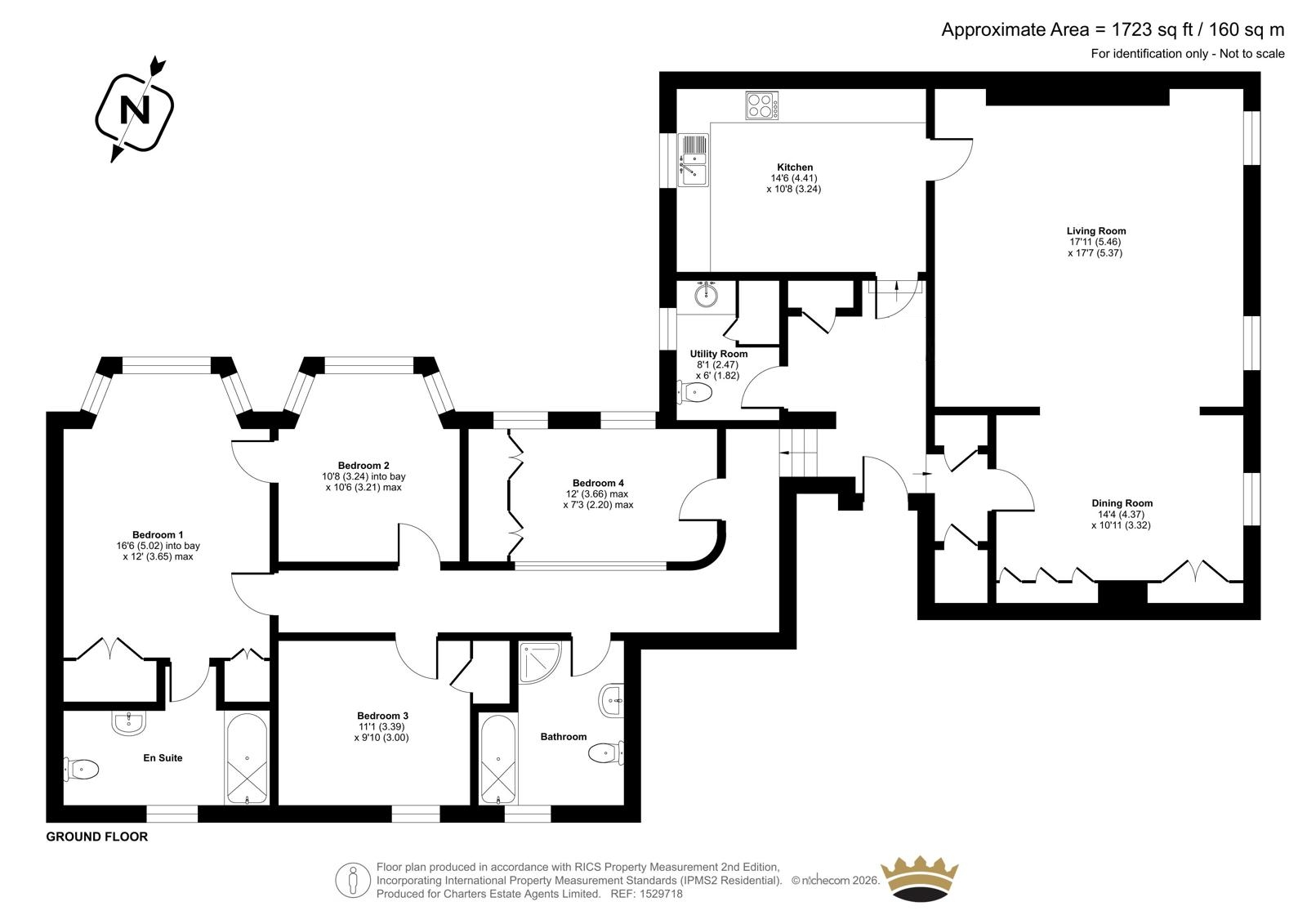 Flat 8, 22, Lewes Crescent, East Sussex floorplan