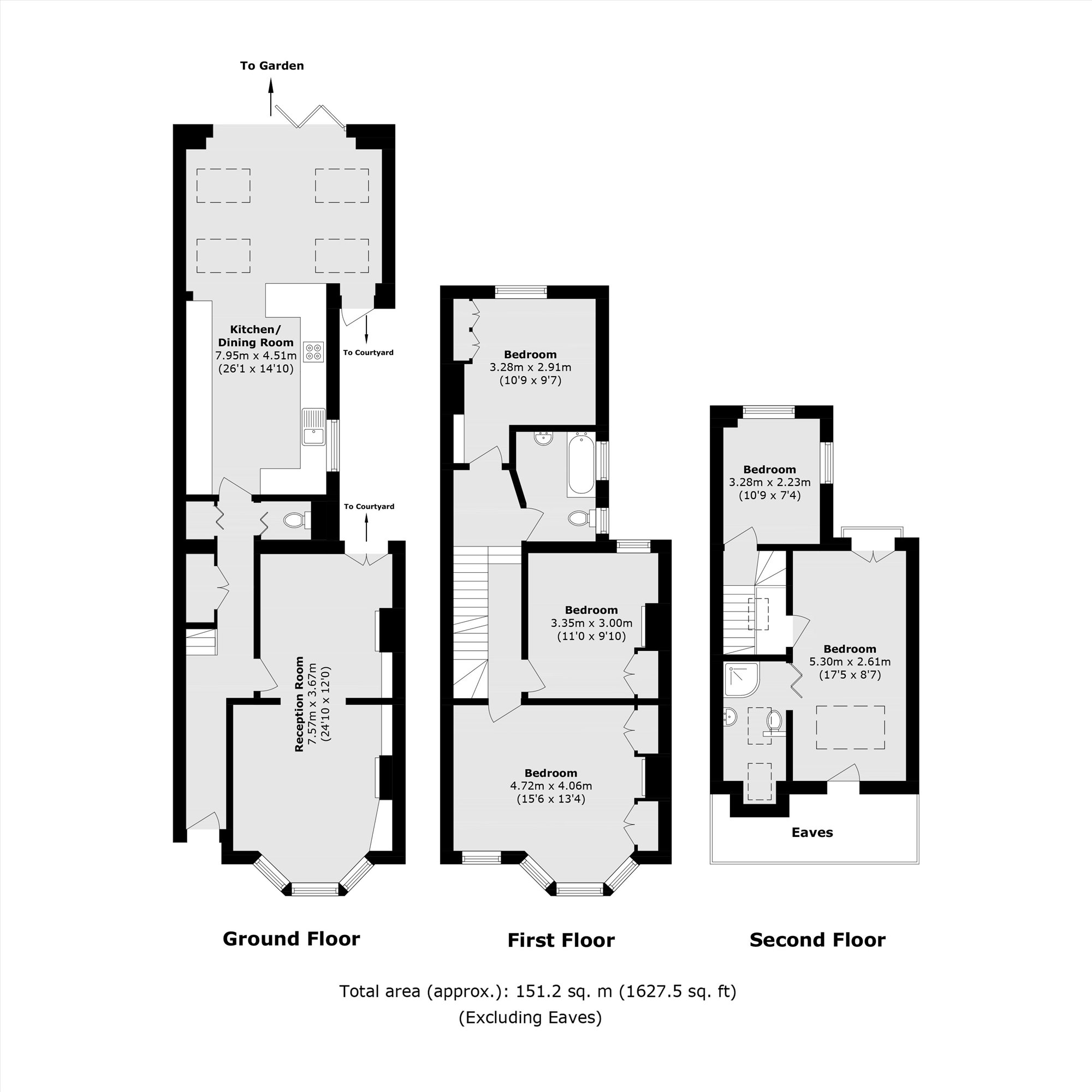 68, Hamilton Road, London floorplan