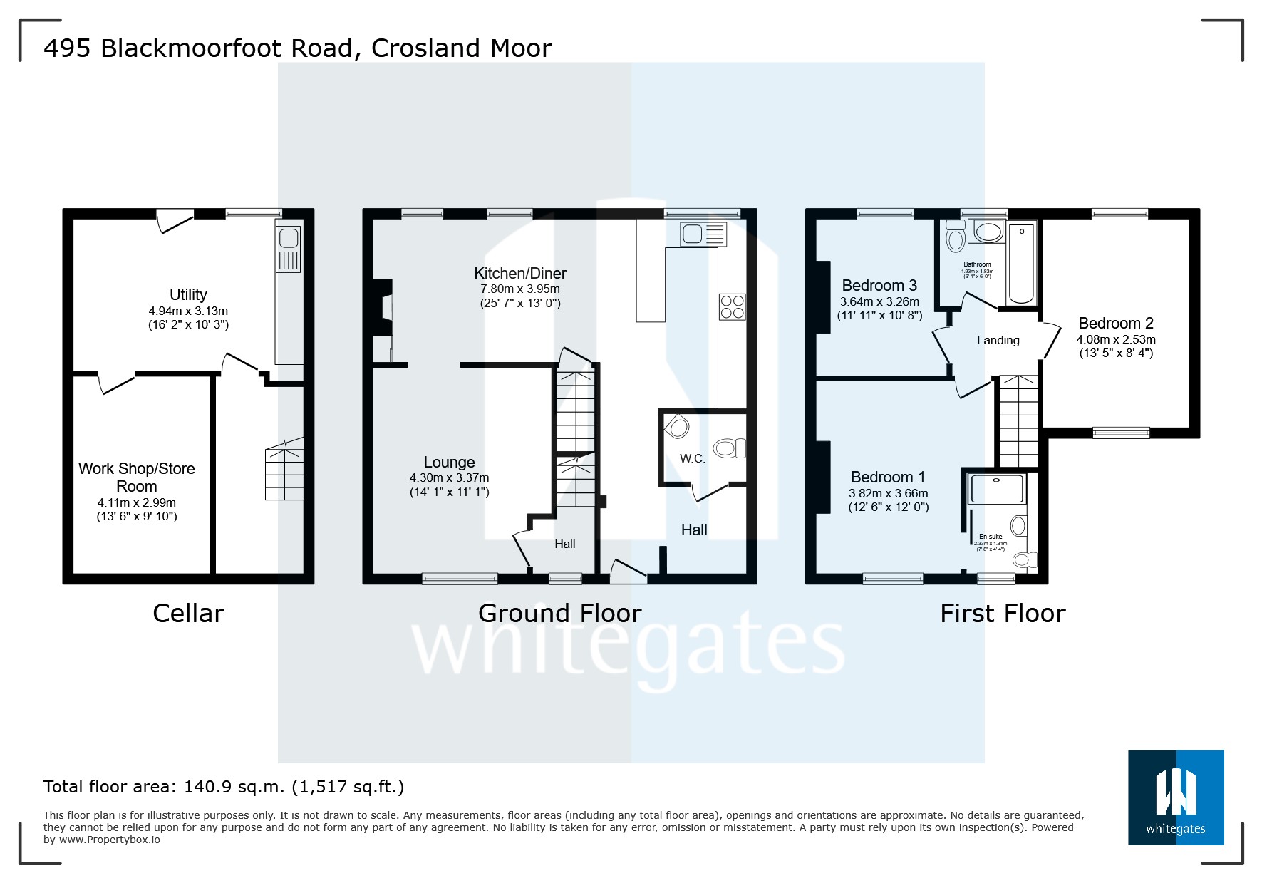 495, Blackmoorfoot Road, Huddersfield floorplan