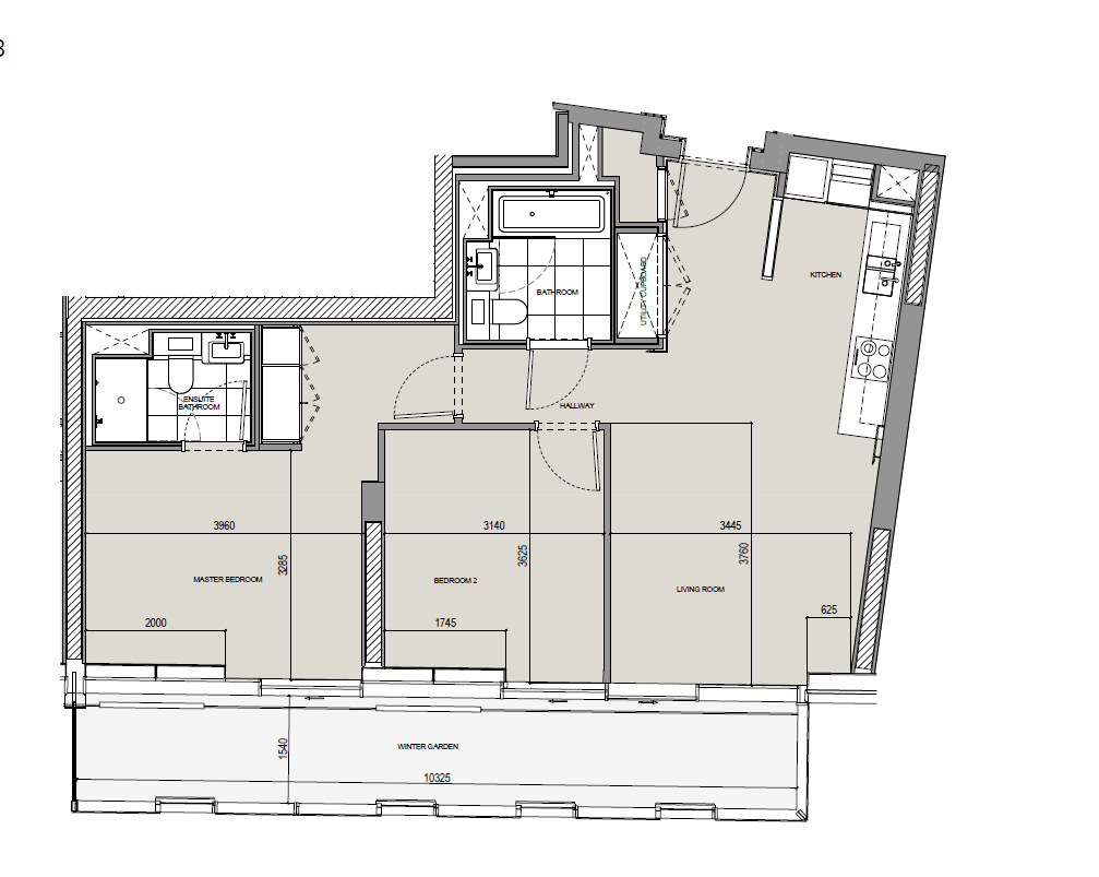 C.10.03, Battersea, London floorplan