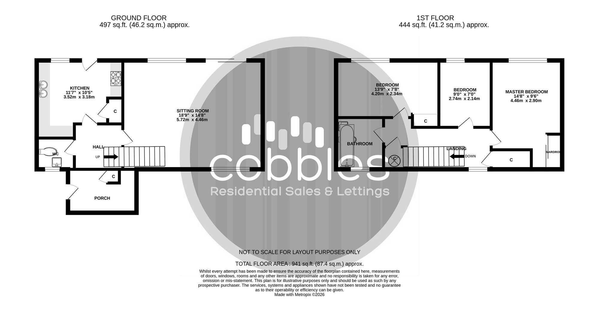 9 Hudson Court, Guildford floorplan