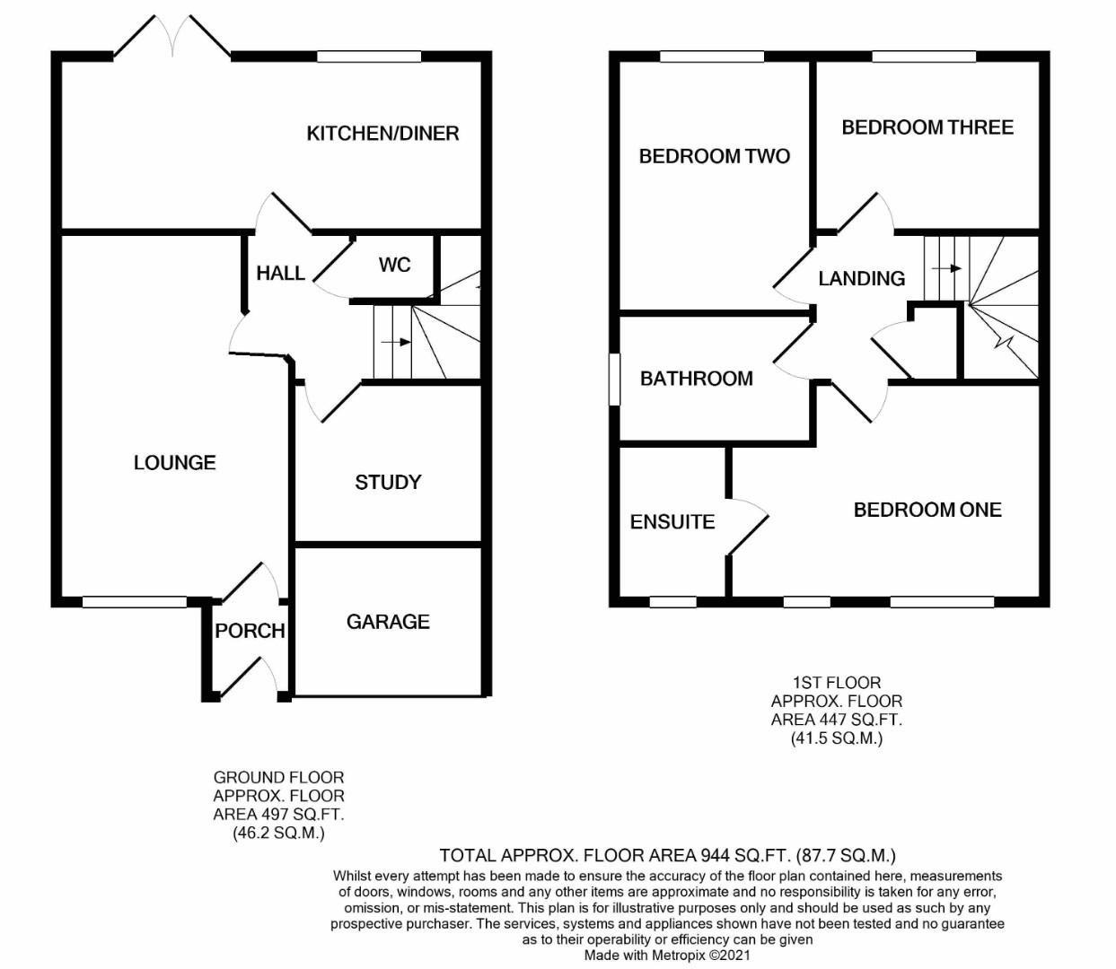 243, Greenheath Road, Cannock floorplan