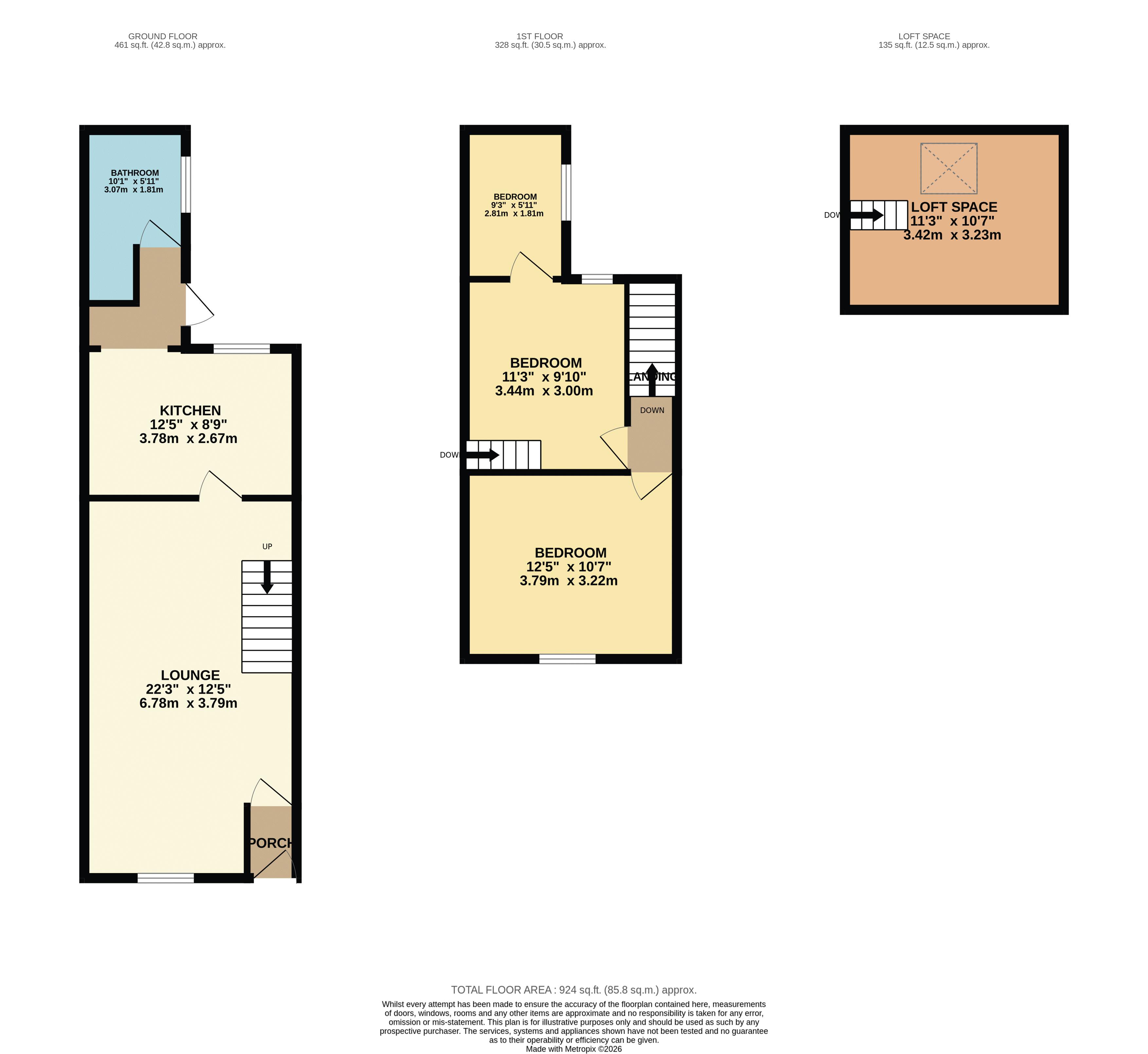 38, Dewhurst Road, Waltham Cross floorplan