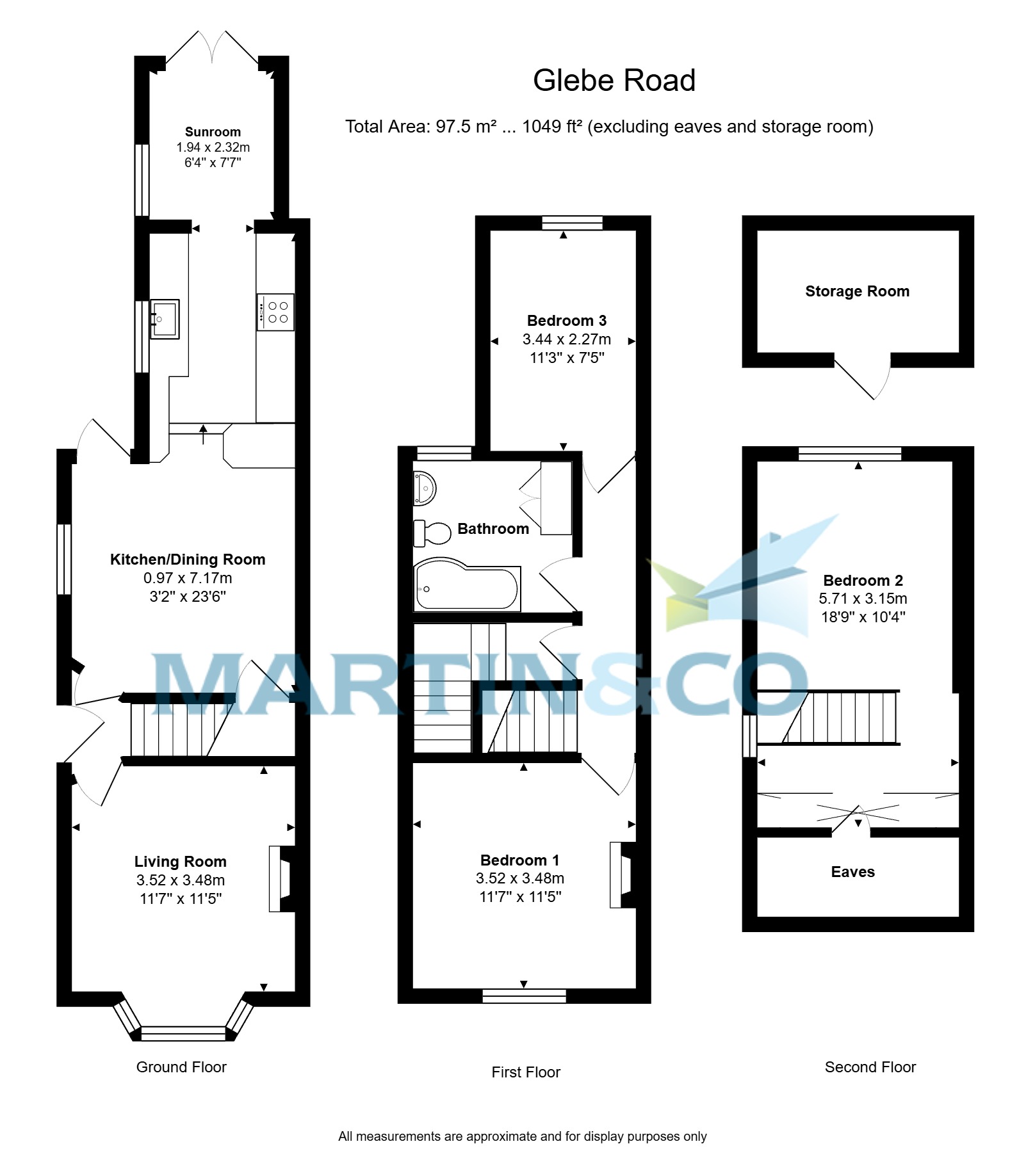 Glebe Road, Egham floorplan