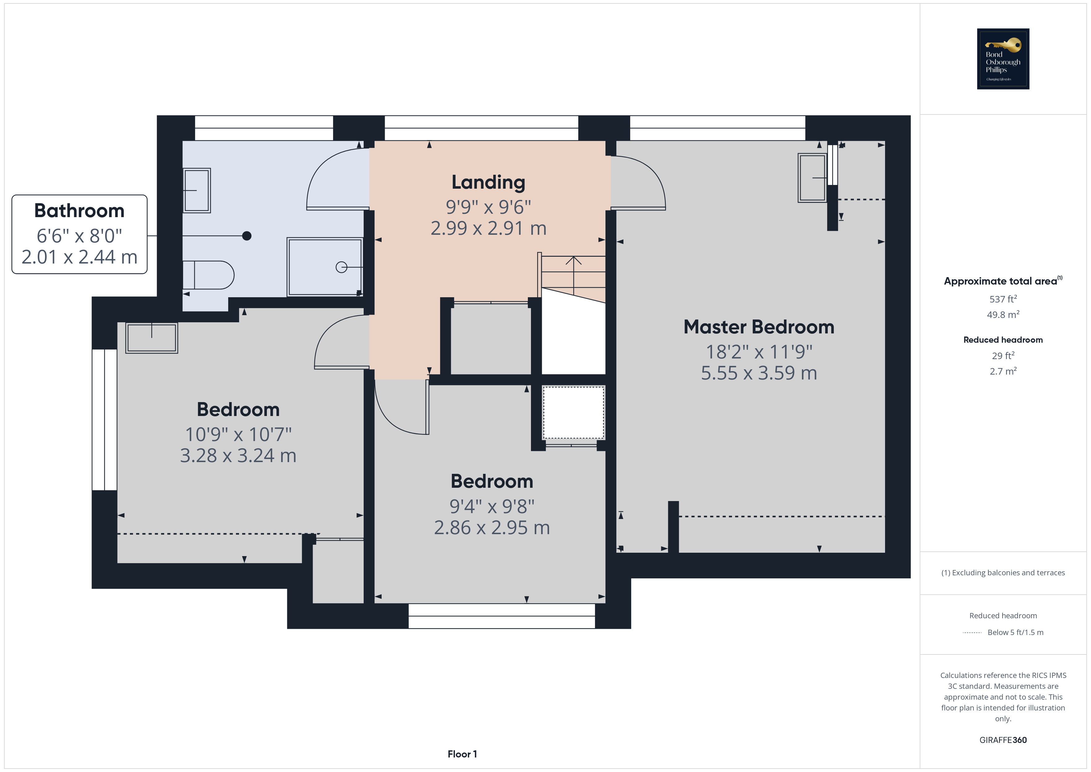 14, Crescent Rise, Padstow floorplan