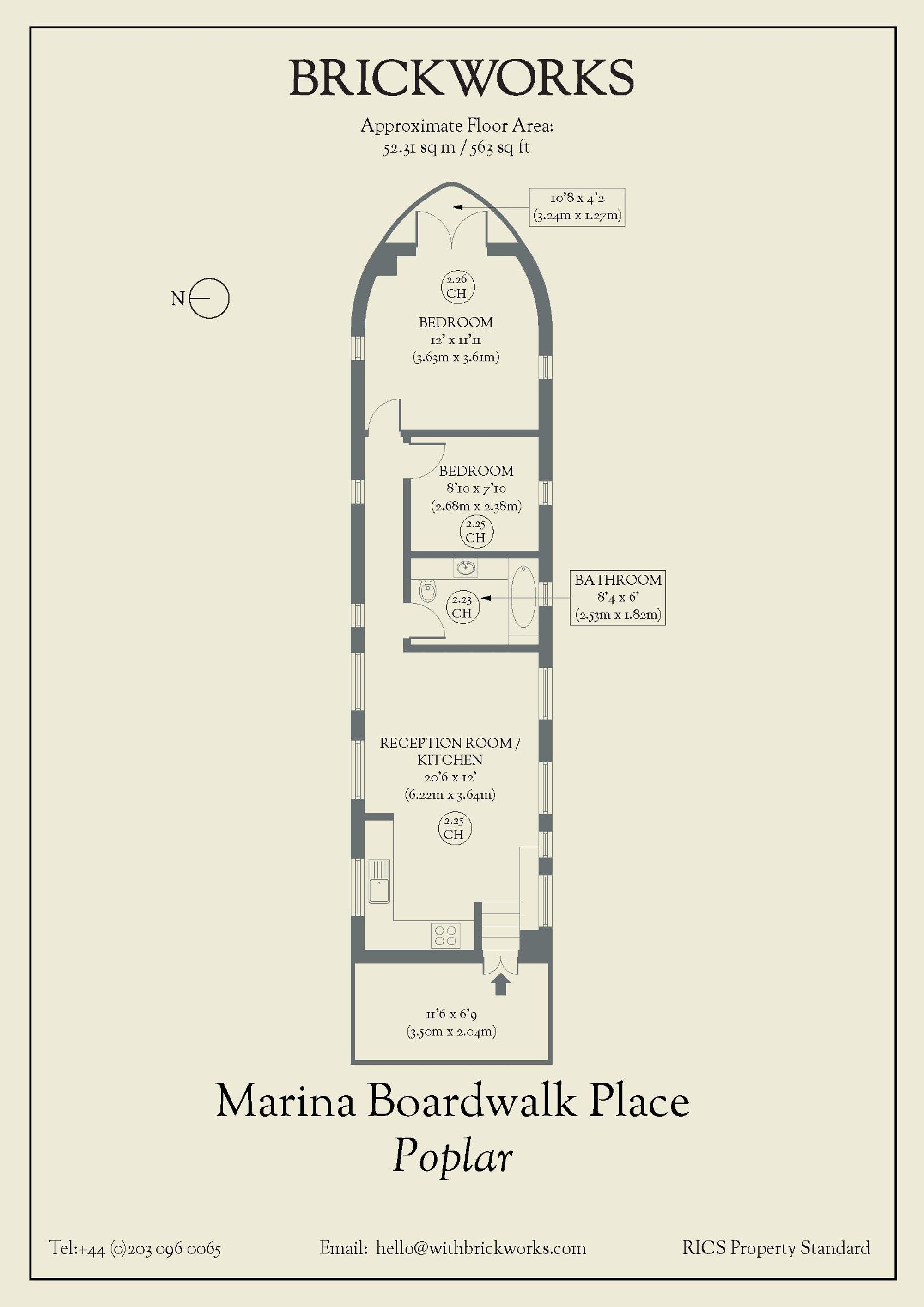 Poplar Dock Marina, Boardwalk Place, London floorplan