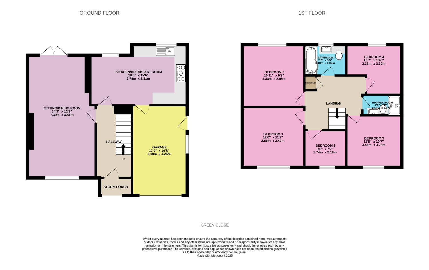 31, Green Close, Exmouth floorplan