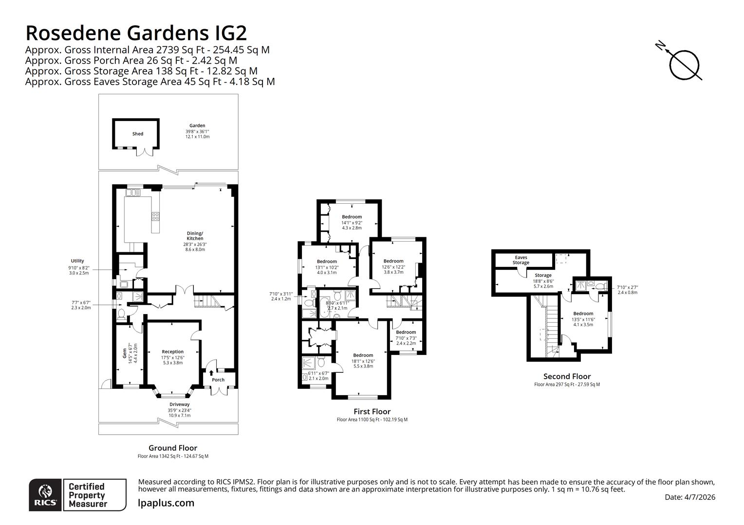 26, Rosedene Gardens, Ilford floorplan