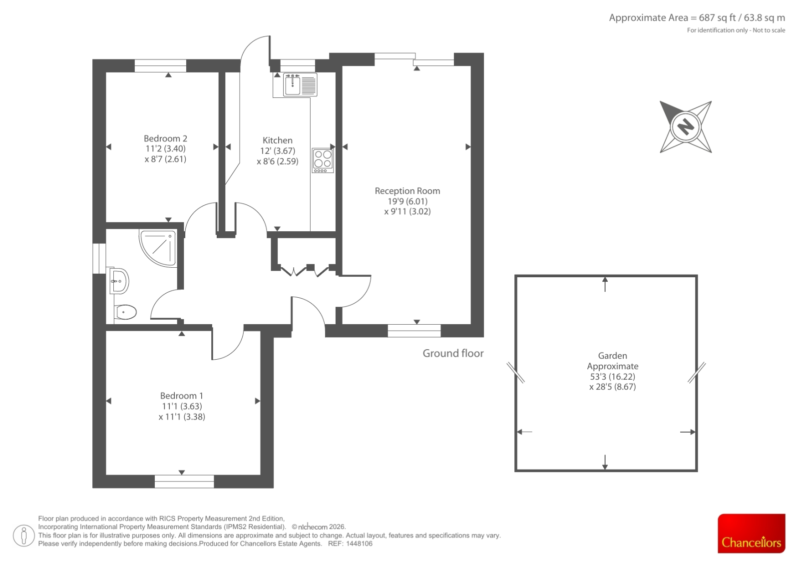 24, Butts Road, Horspath floorplan