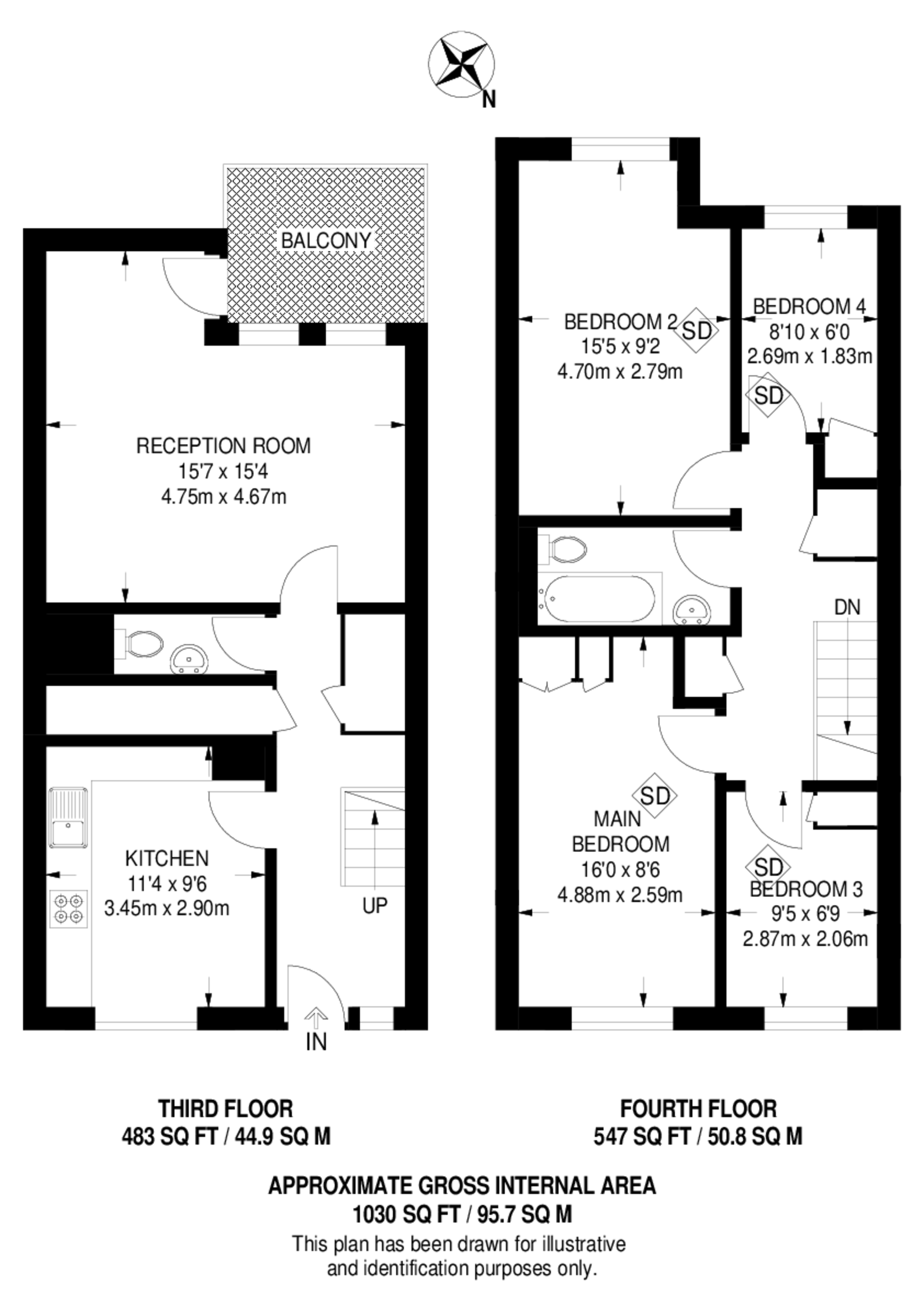 Black Prince Road, Kennington floorplan