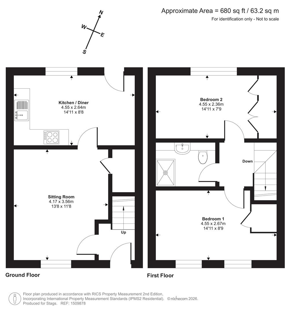 52, New Walk, Totnes floorplan