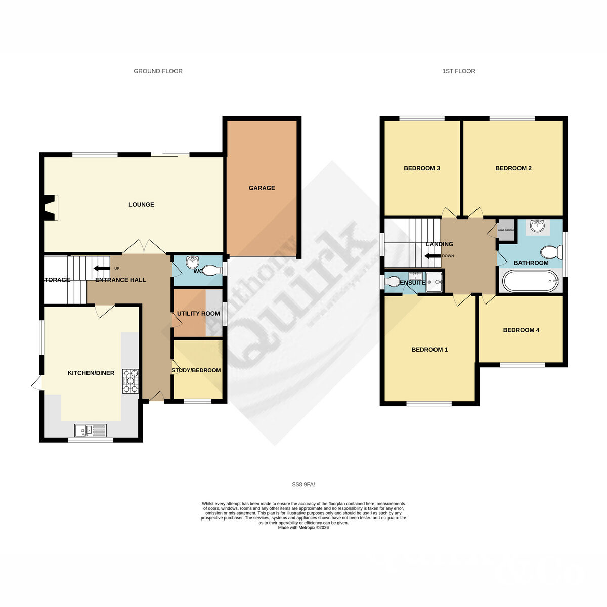 1, Beecroft Crescent, Canvey Island floorplan