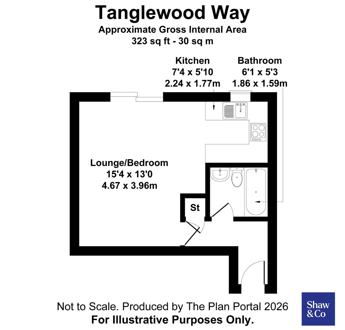 24, Tanglewood Way, Feltham floorplan