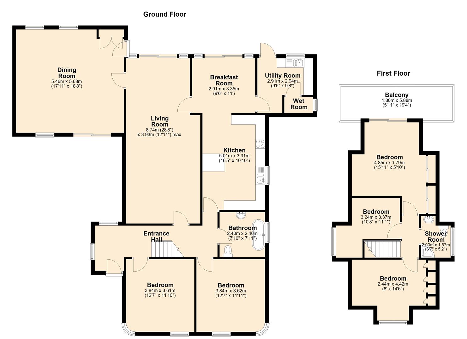 502, Maidstone Road, Gillingham floorplan