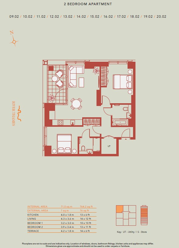 The HiLight, Battersea floorplan