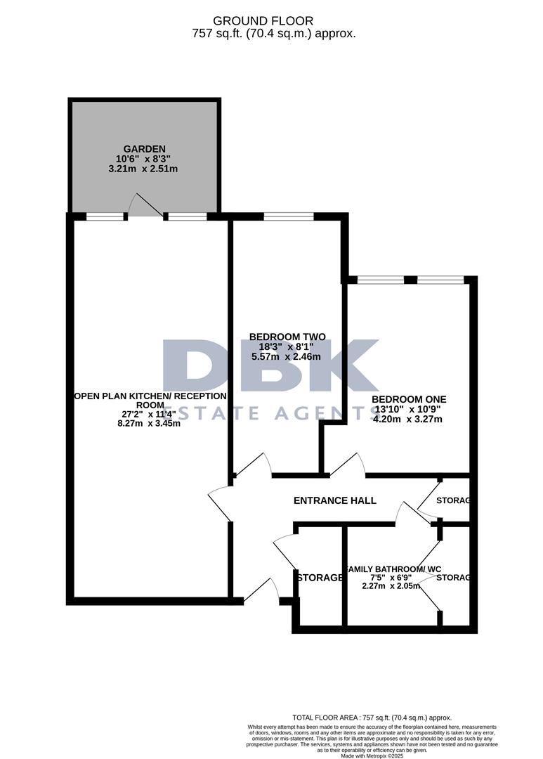 Flat 2, Aces Court, Hounslow floorplan