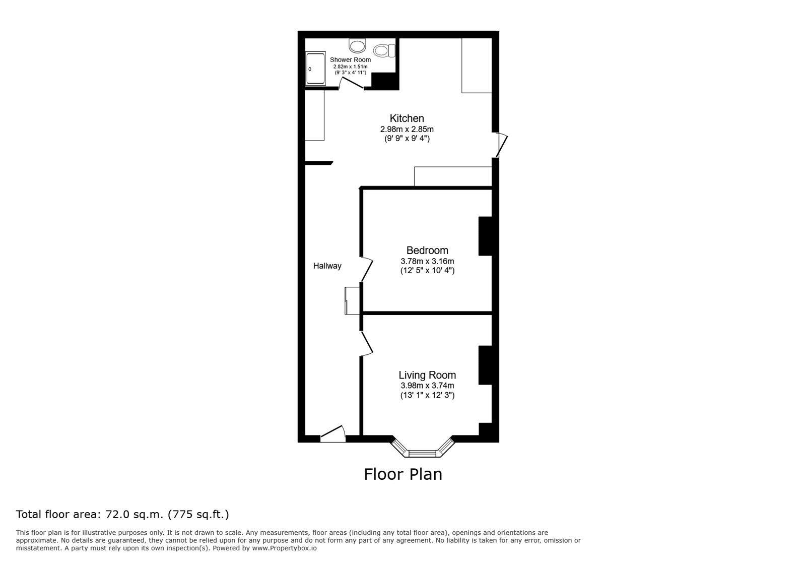 23a, Ceylon Place, East Sussex floorplan