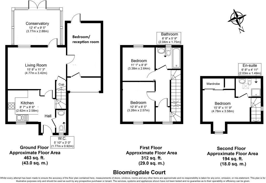 16, Bloomingdale Court, Barnsley floorplan