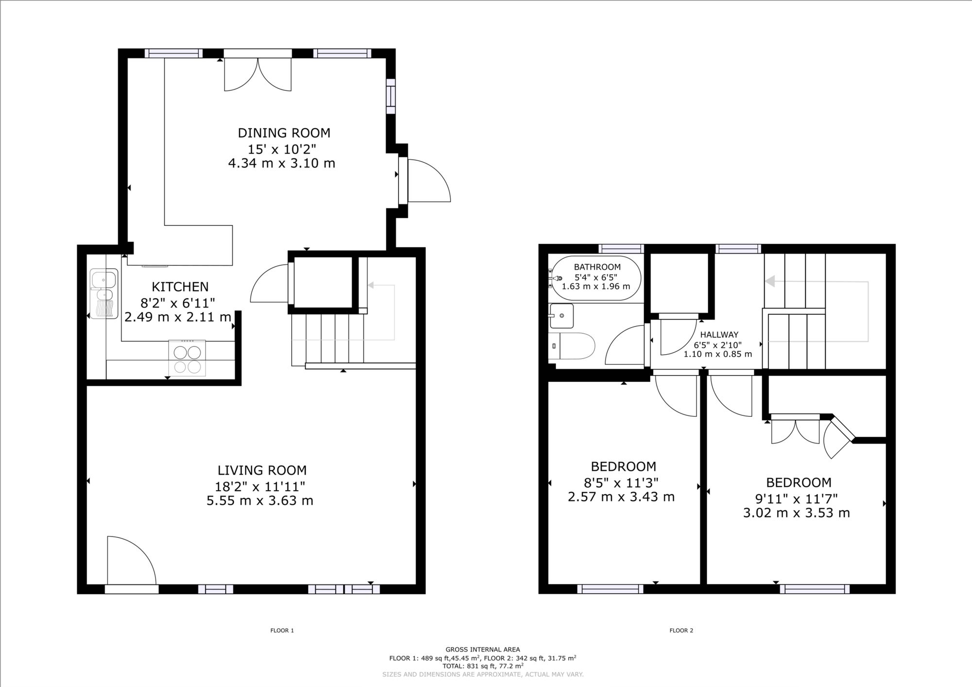 47 Webbs Close, Oxford floorplan