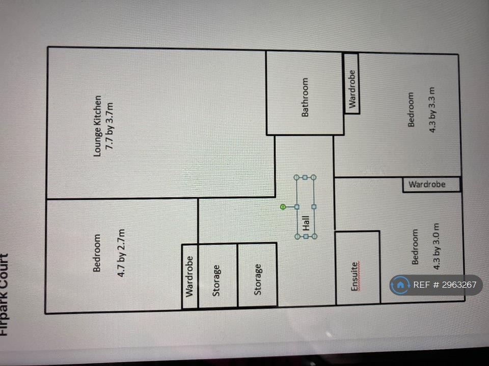 Flat, Firpark Court, Glasgow floorplan