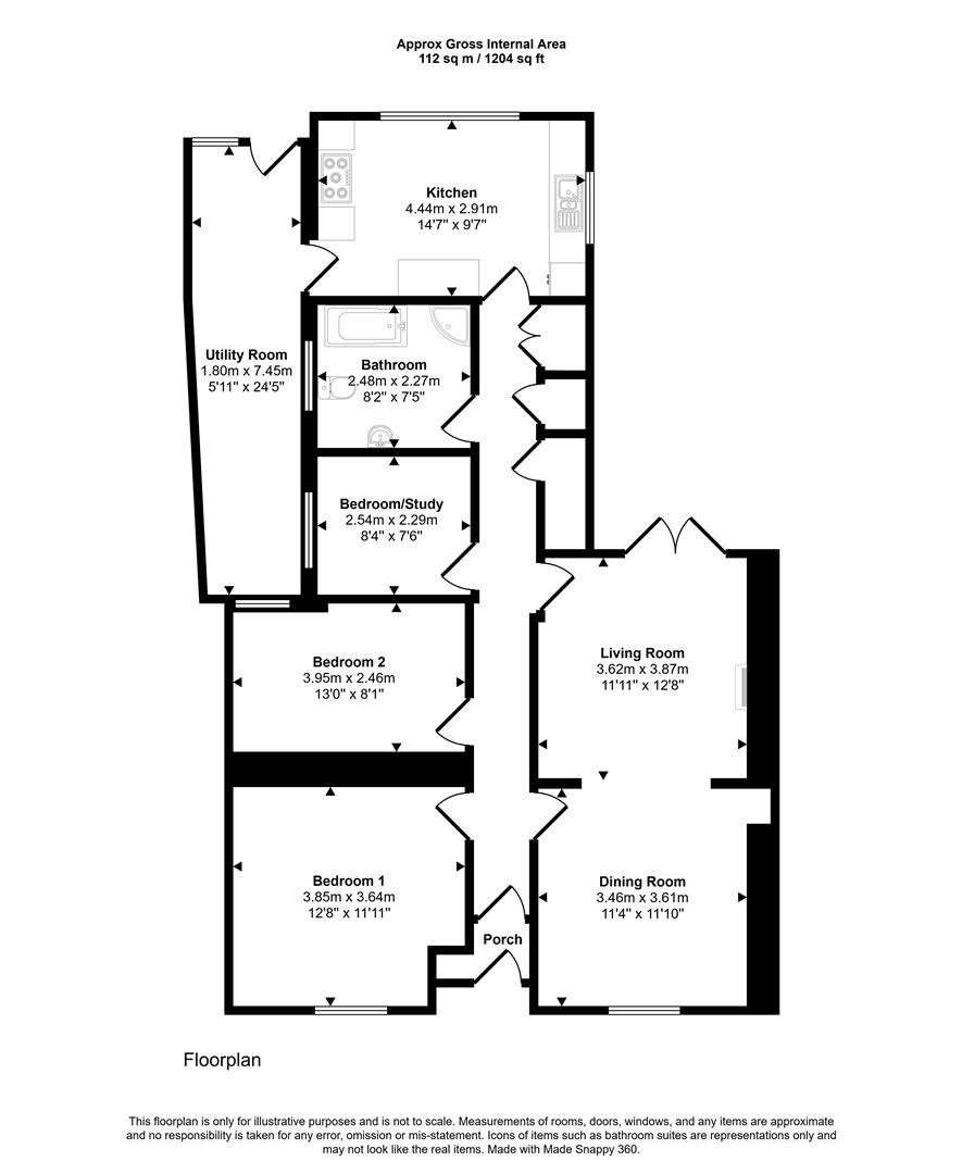 4, Kingsbridge cottages, Pembroke floorplan