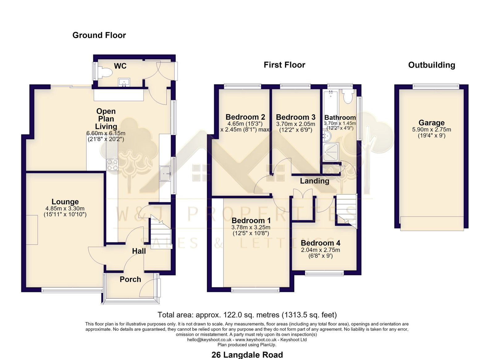 26, Langdale Road, Blackburn floorplan