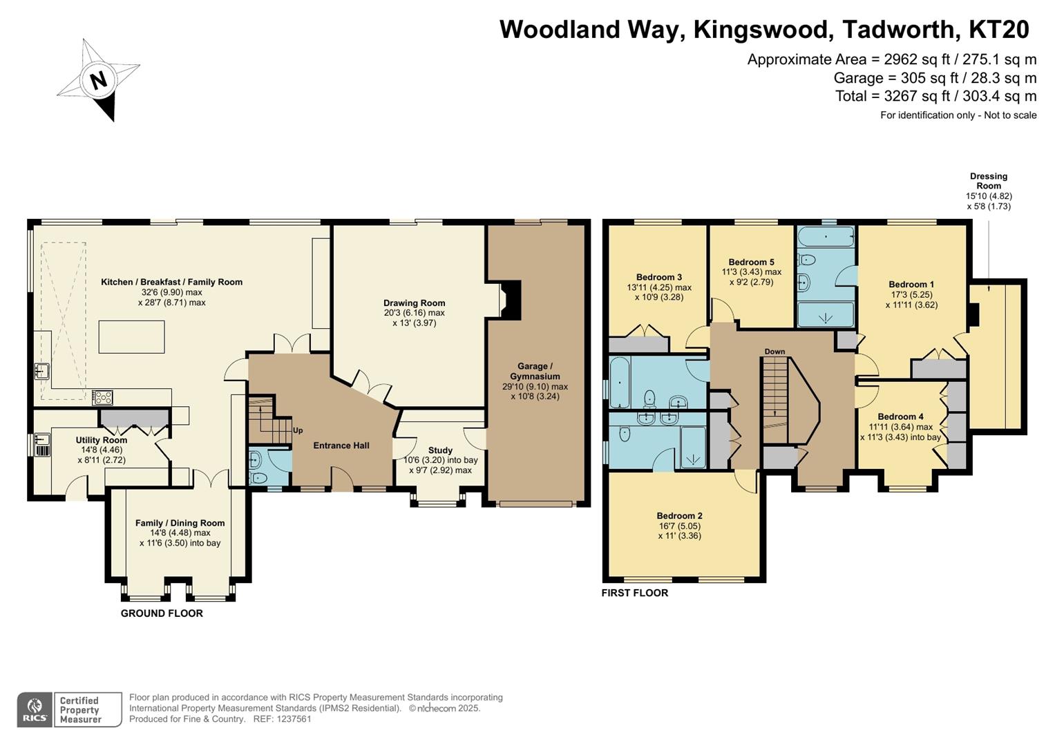 Woodland Way, Kingswood, Surrey floorplan