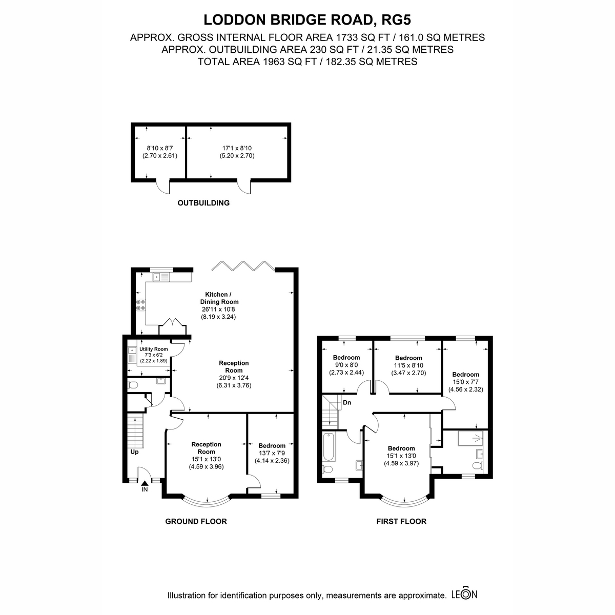127, Loddon Bridge Road, Reading floorplan