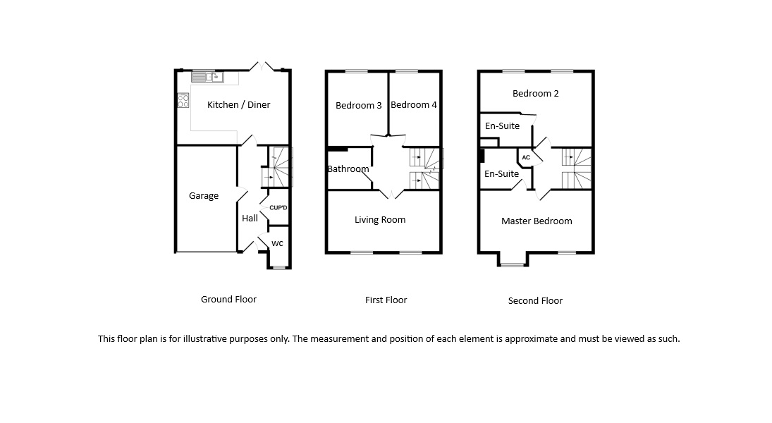 4, Bluebell Way, Hatfield floorplan