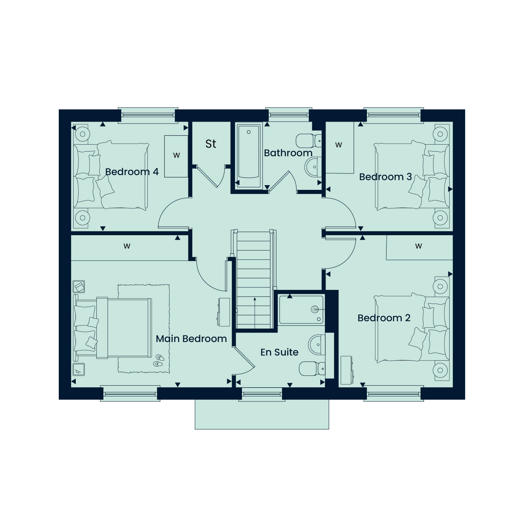 118, Exeter Road, South Molton floorplan