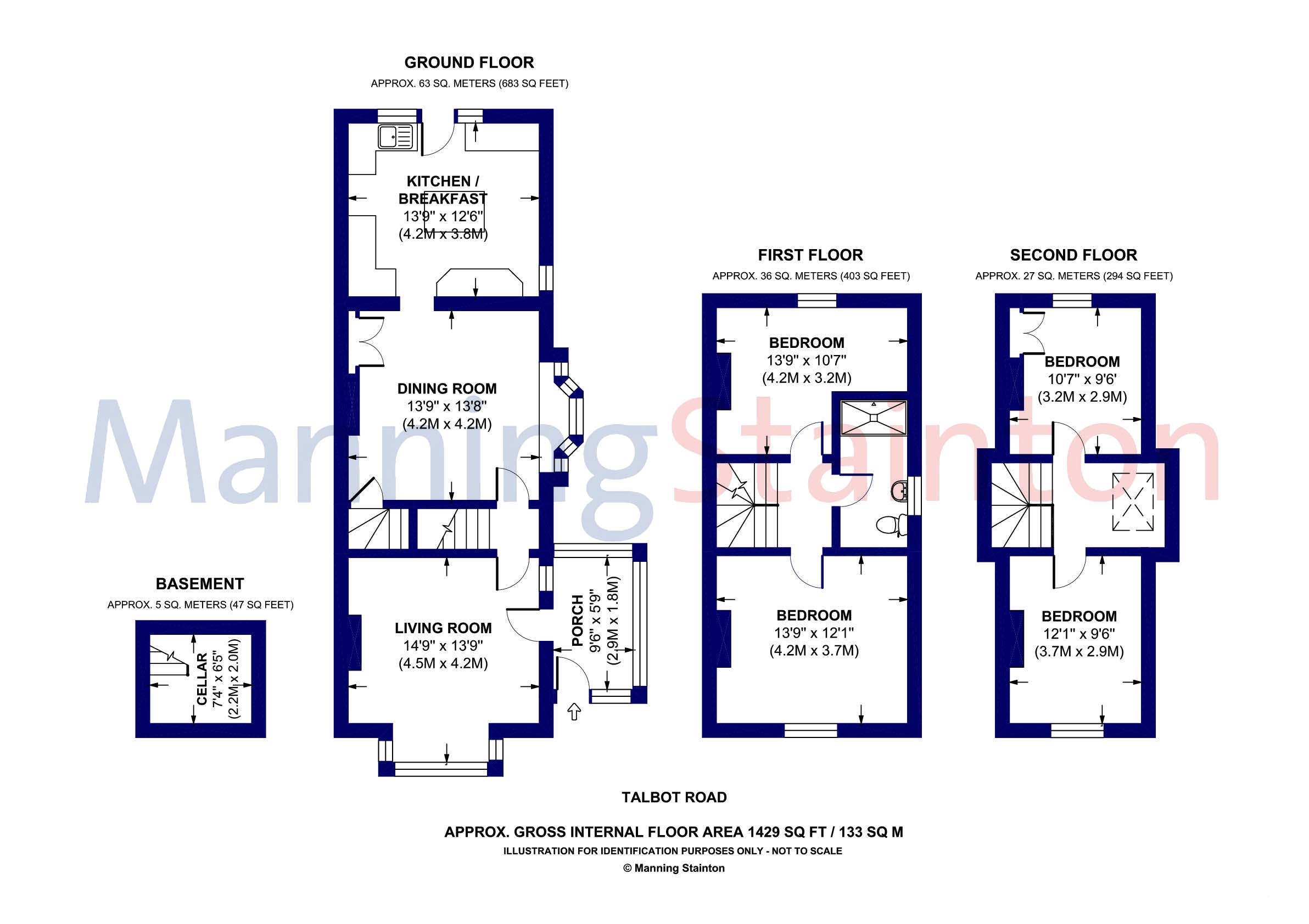 4 Bedrooms Semi-detached house for sale in Talbot Road, Roundhay, Leeds LS8