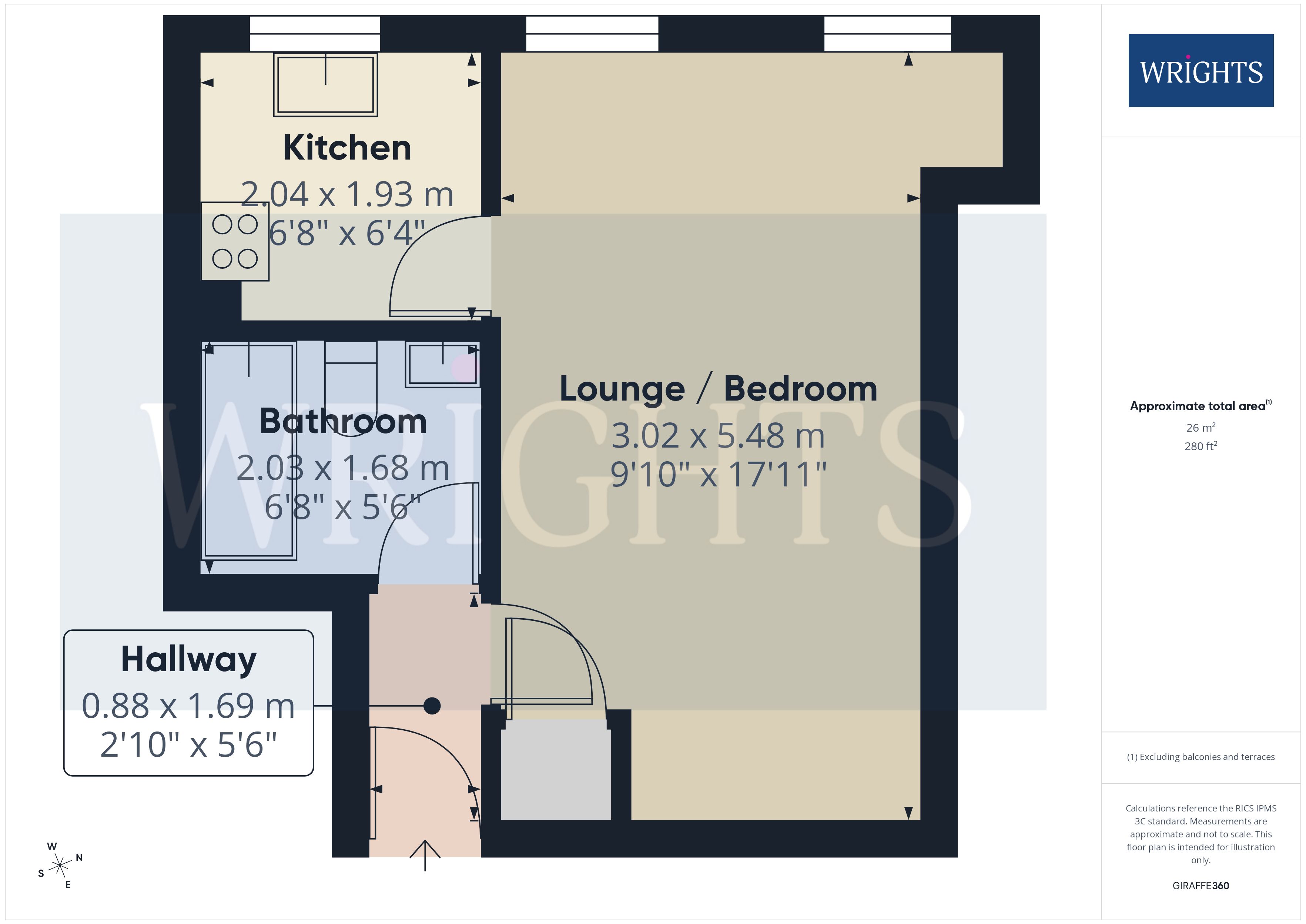 8, Walsingham Close, Hatfield floorplan