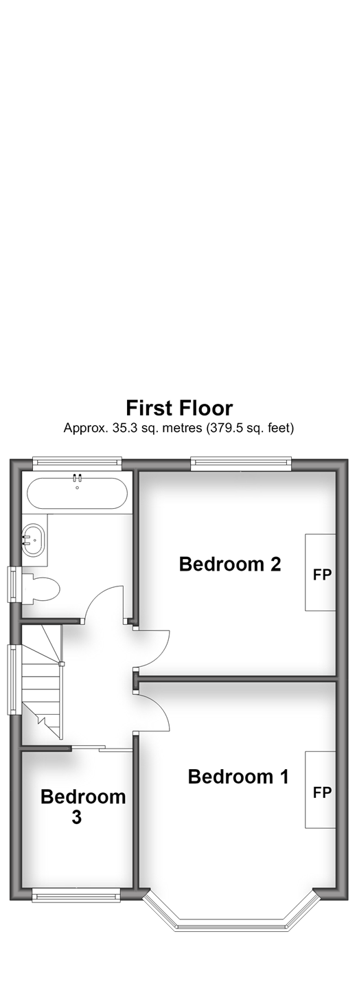 Westfield Road, Birchington floorplan