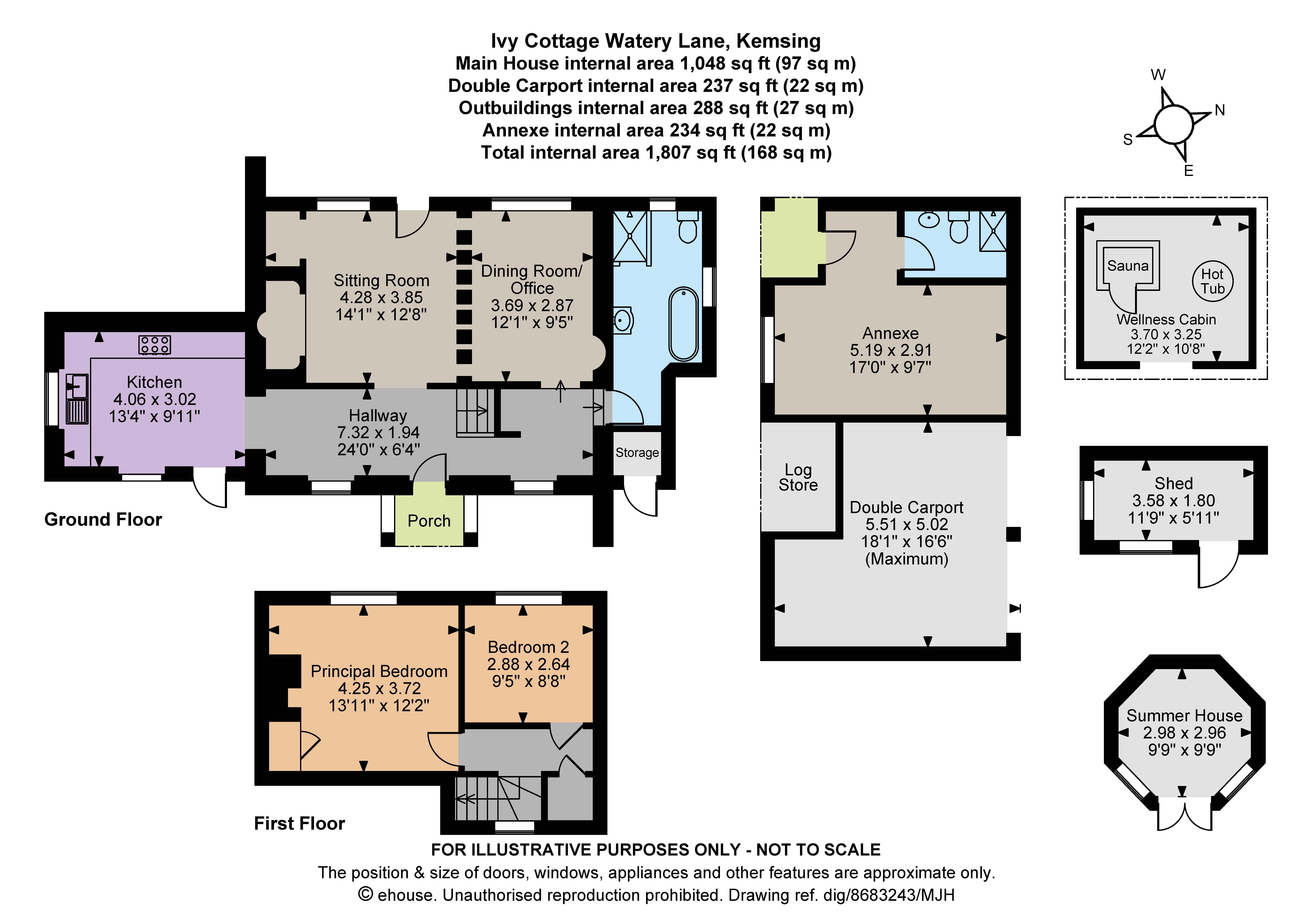 Ivy Cottage,, Watery Lane, Sevenoaks floorplan