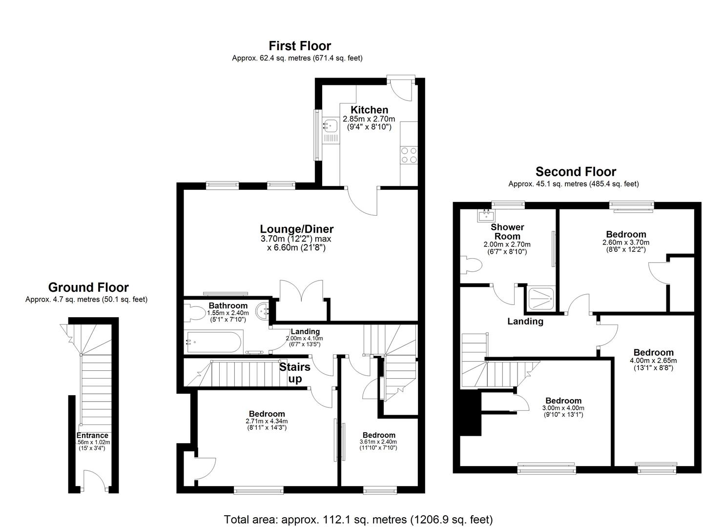 Sixth Avenue, Newcastle Upon Tyne floorplan