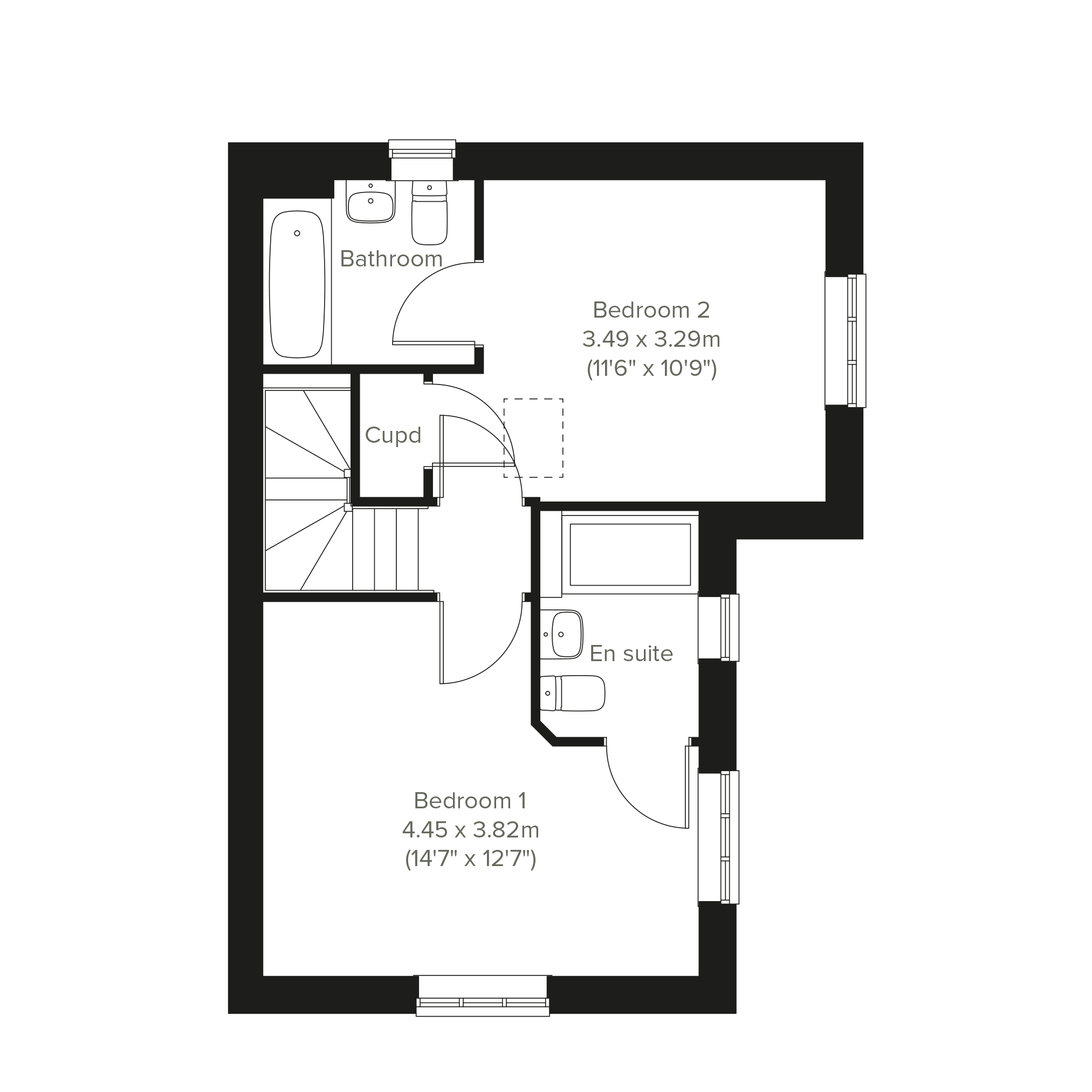 34, Cricket Lane, Lichfield floorplan
