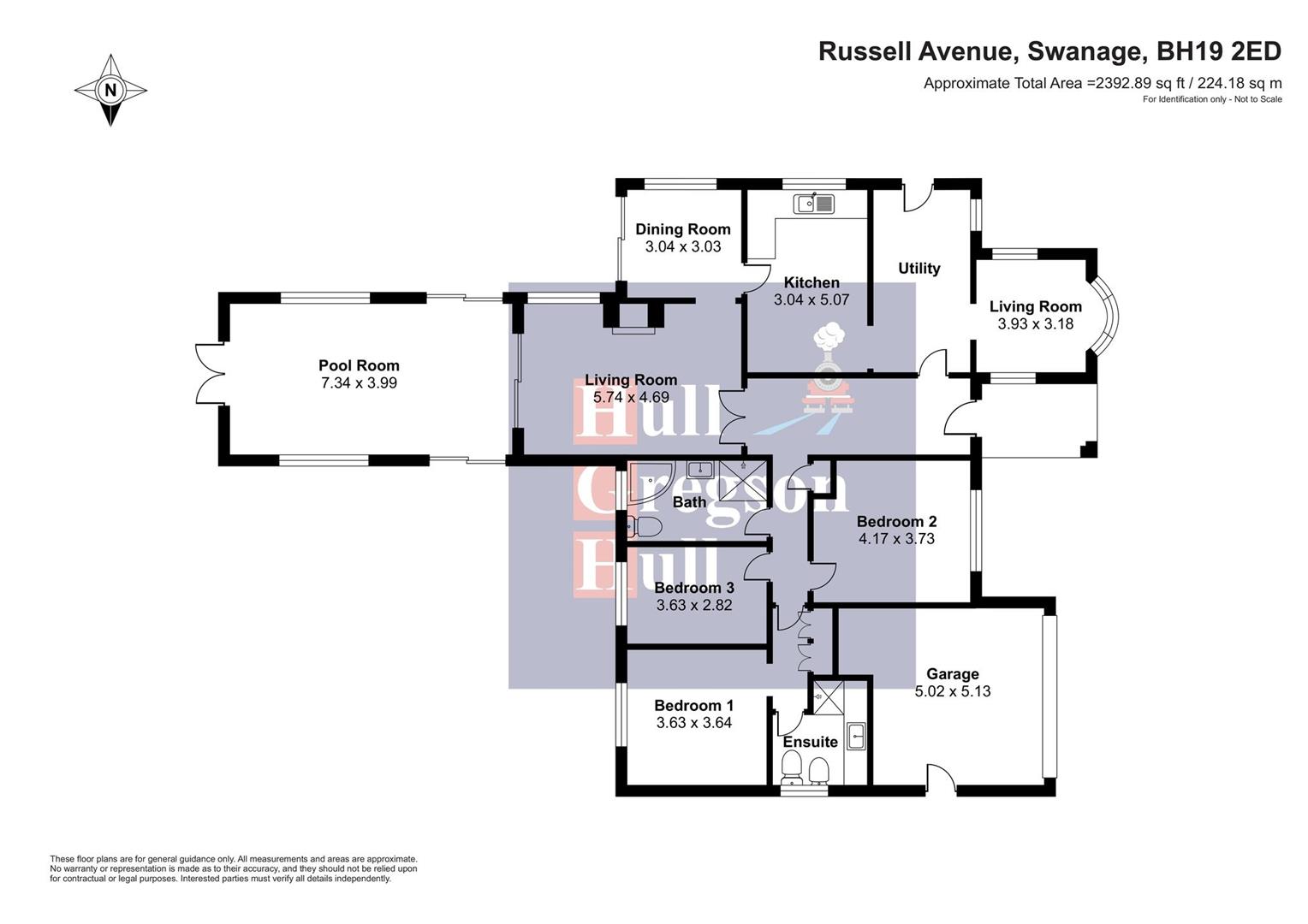 19, Russell Avenue, Swanage floorplan
