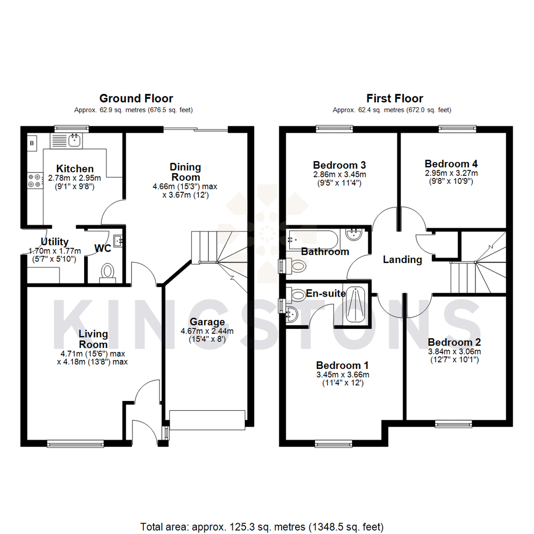 11, Clover Close, Melksham floorplan