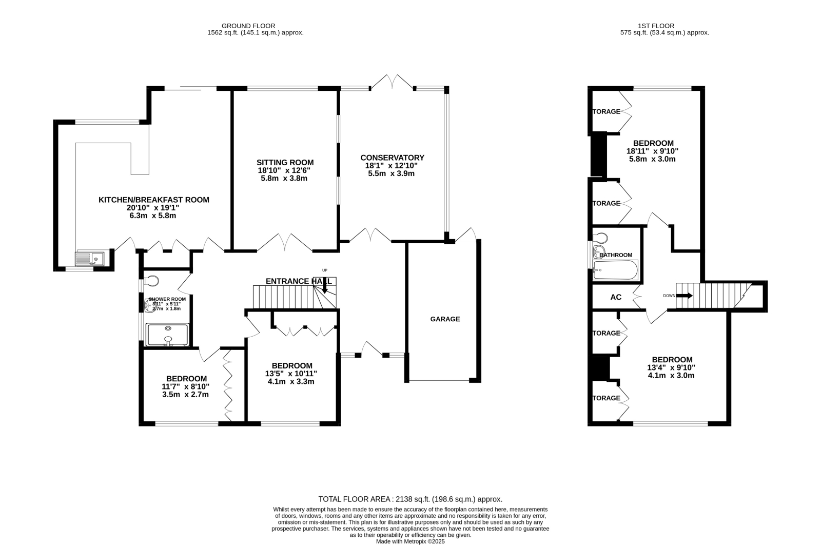 7 Grosvenor Close, Ashley Heath, Ringwood floorplan