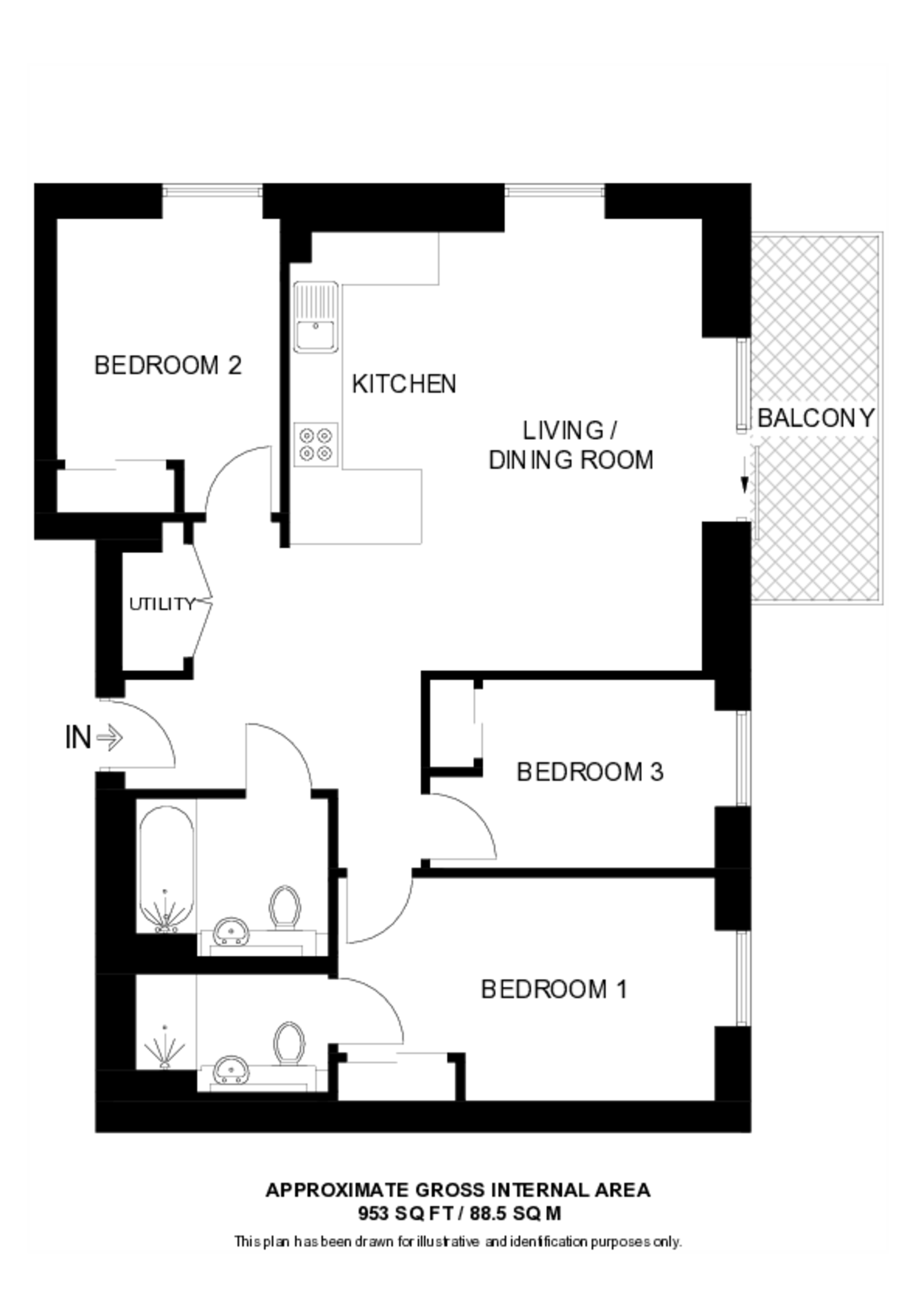 b2rc6214896, The Watermint, Hendon floorplan