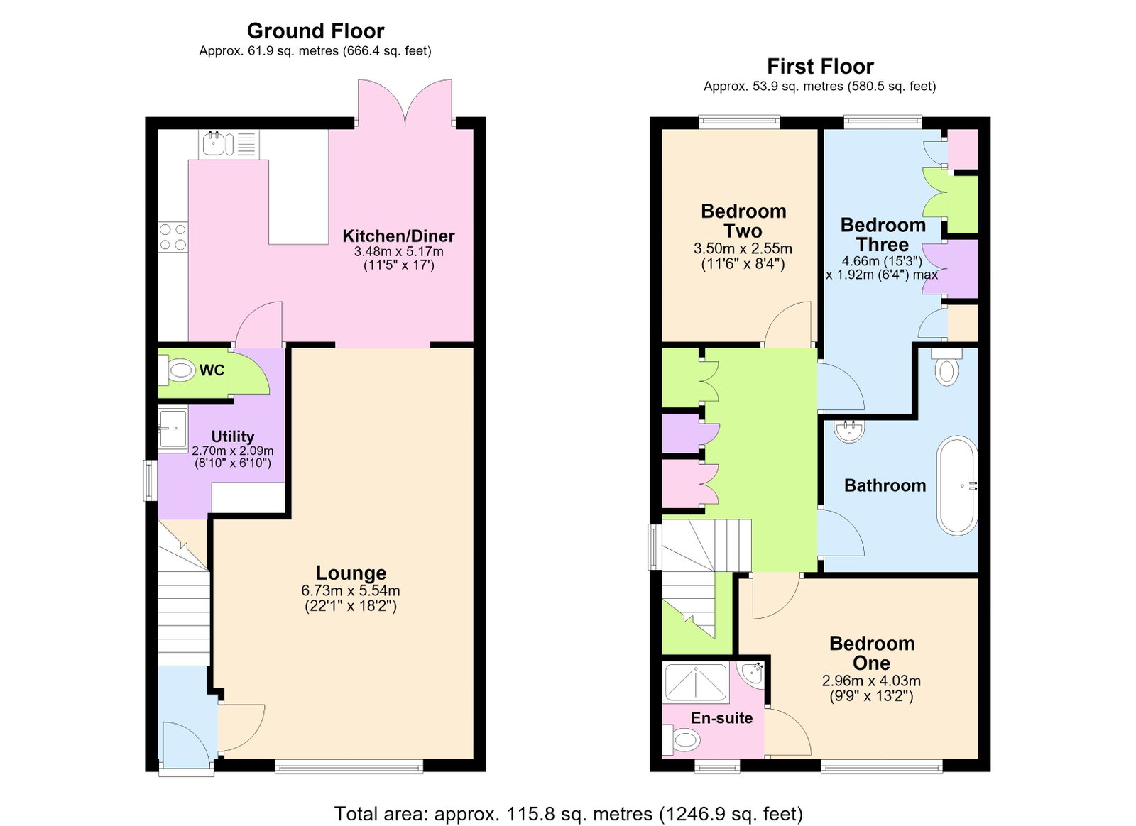 Stafford Road, Cannock floorplan