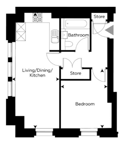 1 Bedrooms Flat for sale in The Old Town Hall, High Street, Acton, London W3