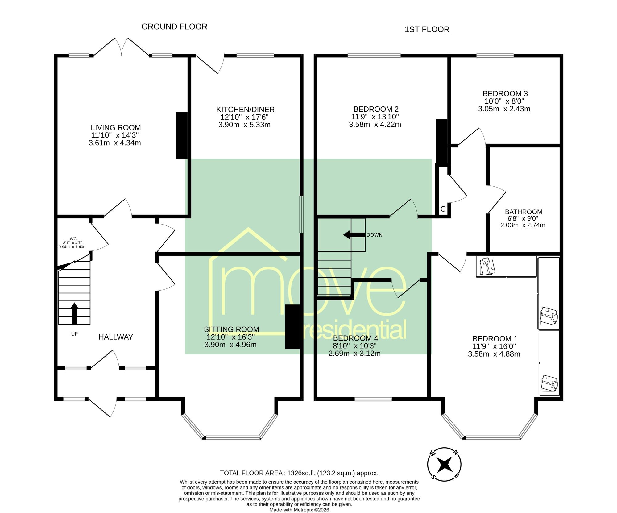 24 Christchurch Road, Prenton floorplan