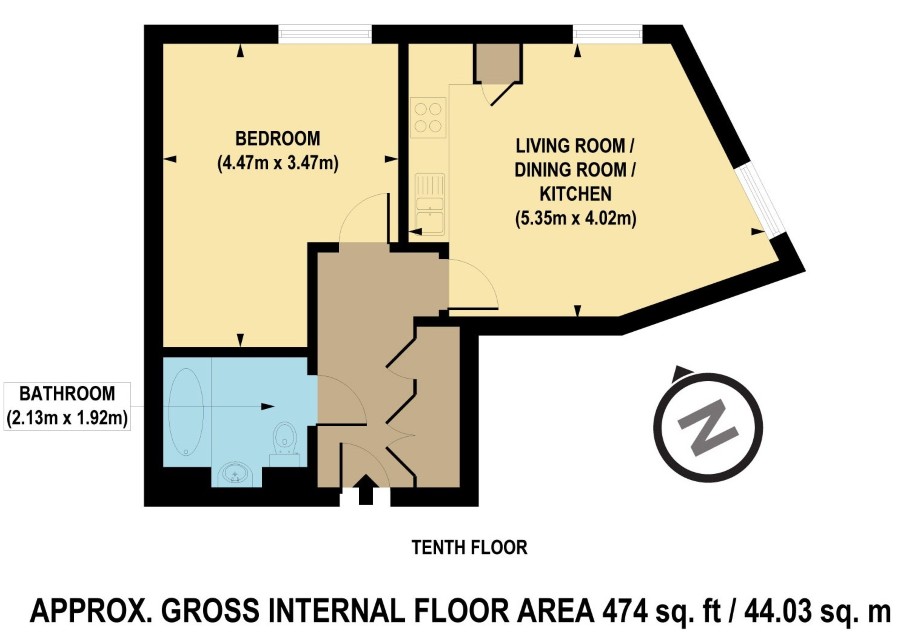 York Way, London floorplan