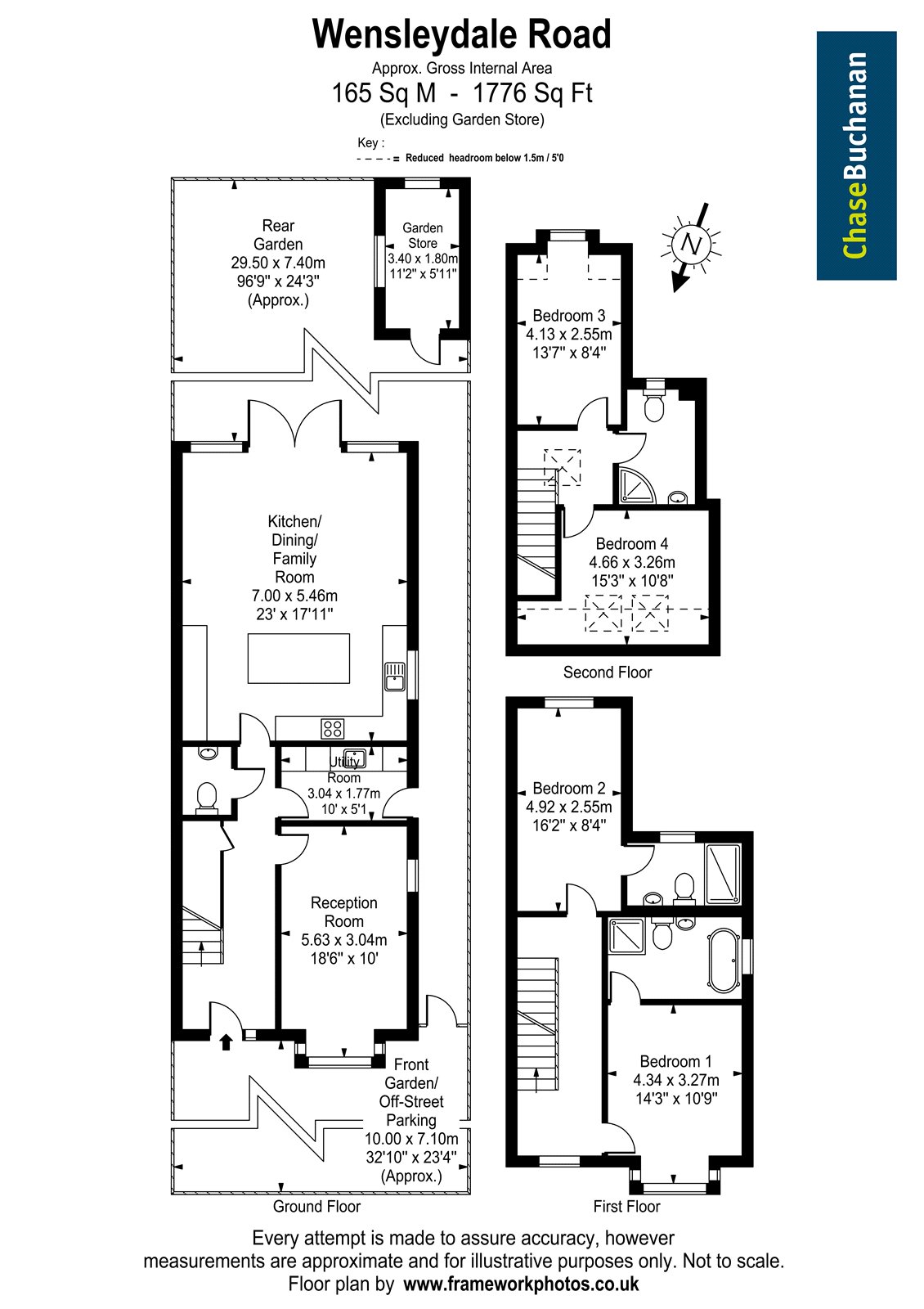 6, Wensleydale Road, Middlesex floorplan