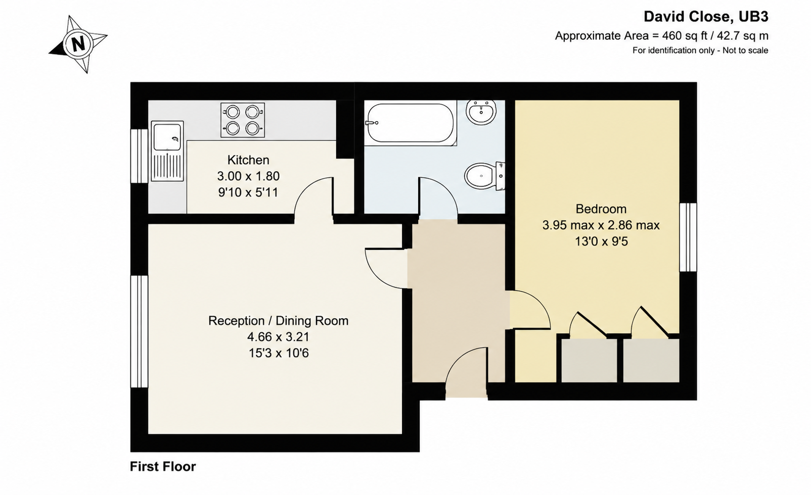 34, David Close, Greater London floorplan