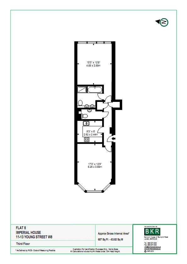 2 Bedrooms Flat to rent in Imperial House, Young Street, Kensington W8